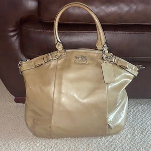 Coach Patent Leather Tote Purse